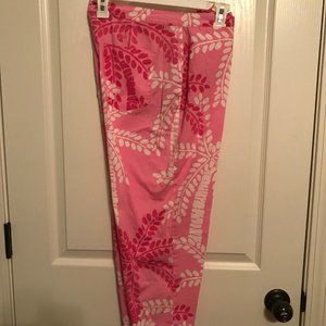 Lilly Pulitzer Crop Pant Pink Floral